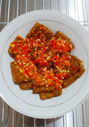 Foto resep Tempe Penyet Sambal Bawang