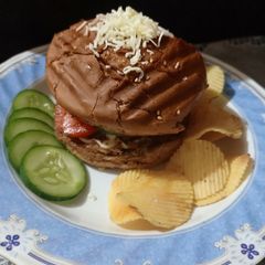 A picture of Veg burger.