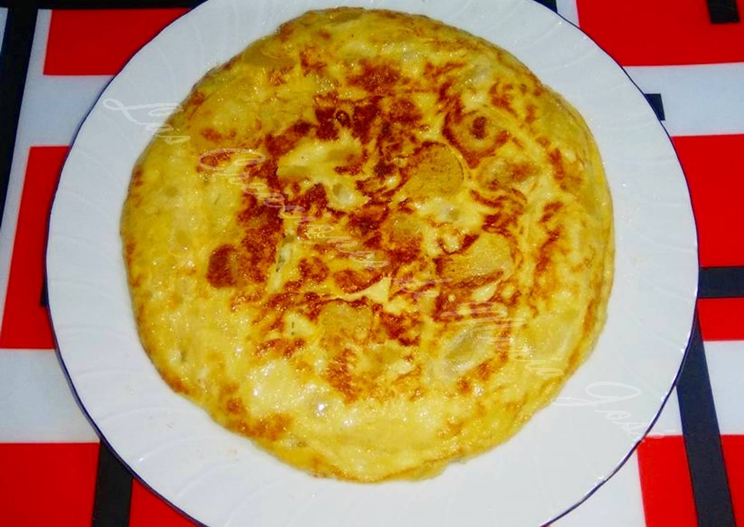 Tortilla de patatas, en la Monsieur Cuisine Receta de Las Creaciones de