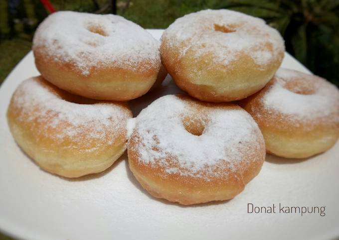 Donat Kampung EKONOMIS "empuk dan lembut"