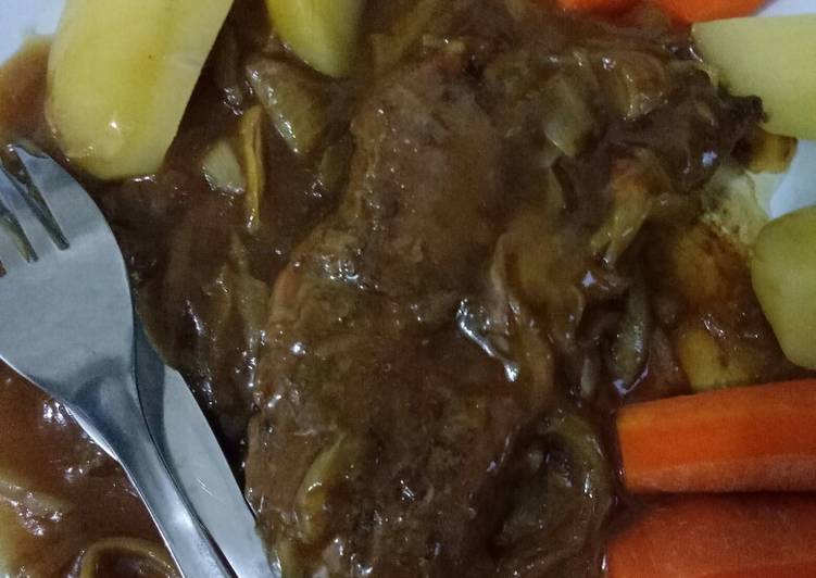 Resep Steak daging sapi, Enak Banget