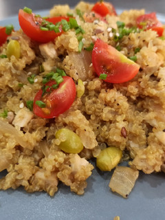 Una foto de Quinoa vegana 🥗🍴