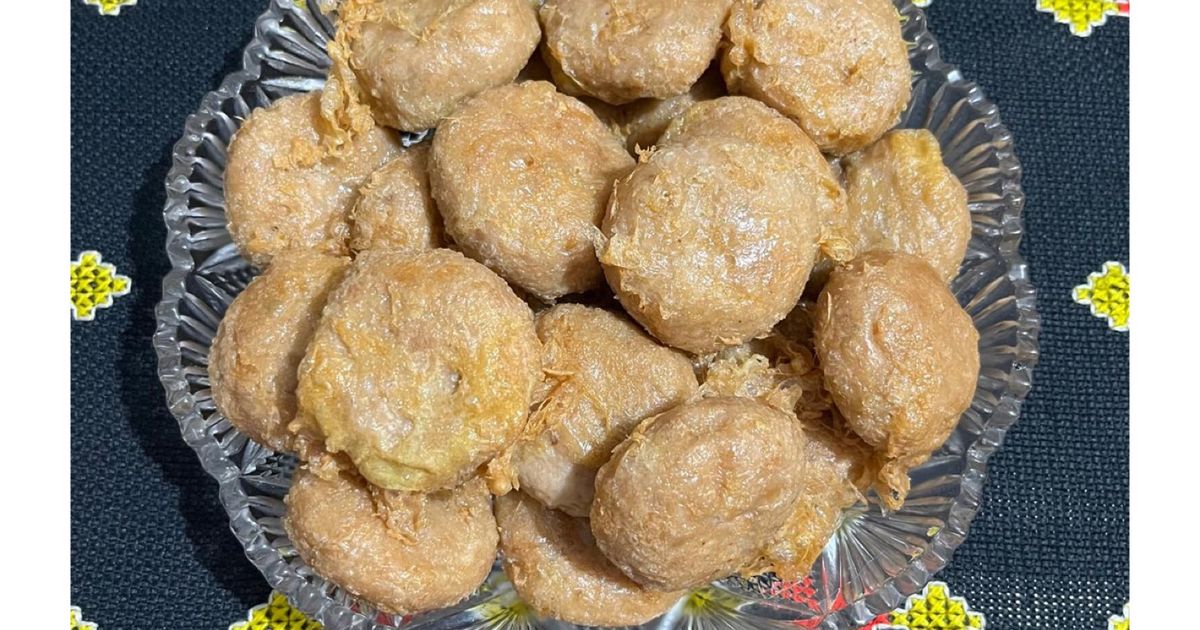 Perkedel Umbi Uwi Pedas