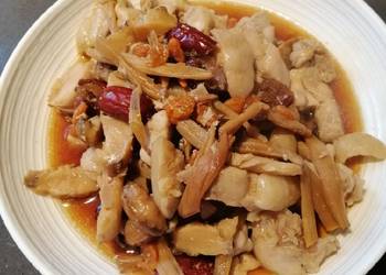 How to Recipe Perfect Steam Chicken with Dates