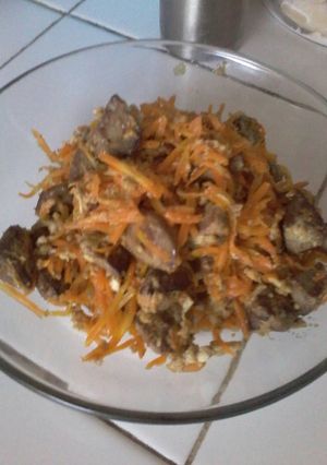 Foto resep orak arik hati ayam wortel 