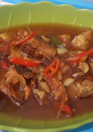 Foto resep Ikan Asin Telang Asam Manis