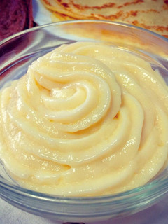 Una foto de Crema pastelera de vainilla, rápida