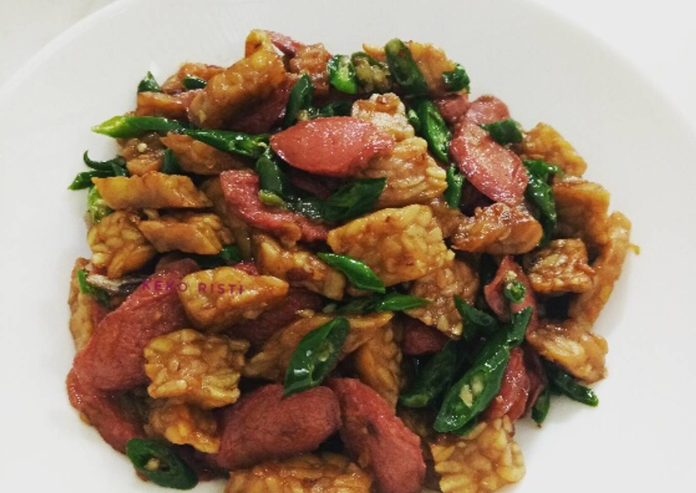 Sosis Tempe Cabe Ijo Iris