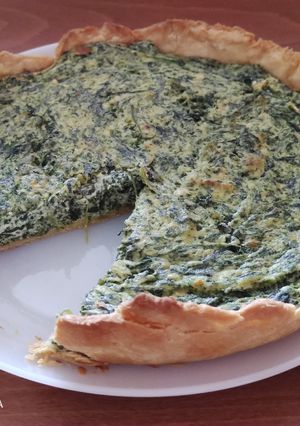 Spenótos ricottás lepény recept fotója