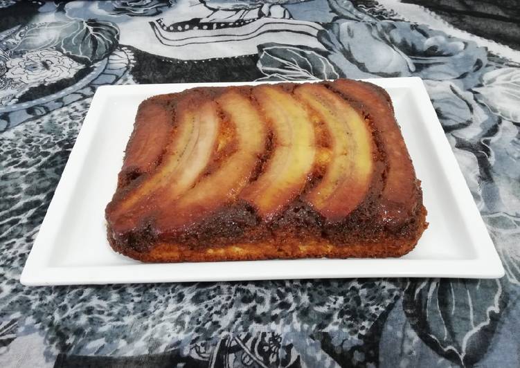 Torta rovesciata alle banane