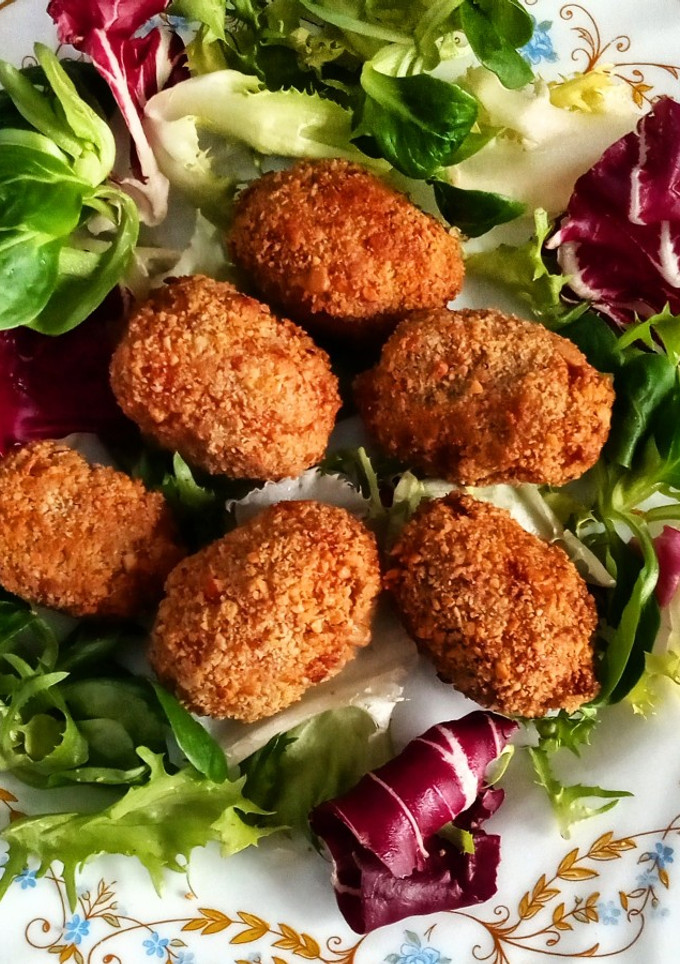 Una foto de Croquetas de jamón sin harina, sin gluten