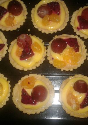 Foto resep Pie Buah (Kulit dan Vla tanpa Telur)