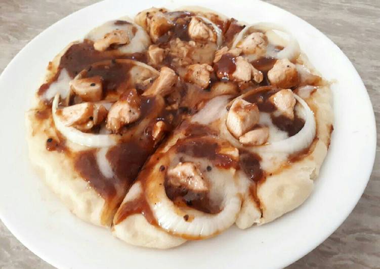 Resep Pizza (teflon) ayam lada hitam yang Enak