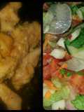 Pollo a la Curcúma con ensalada de manzana