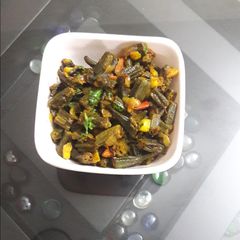 Garlic Bhindi A picture of Garlic Bhindi.