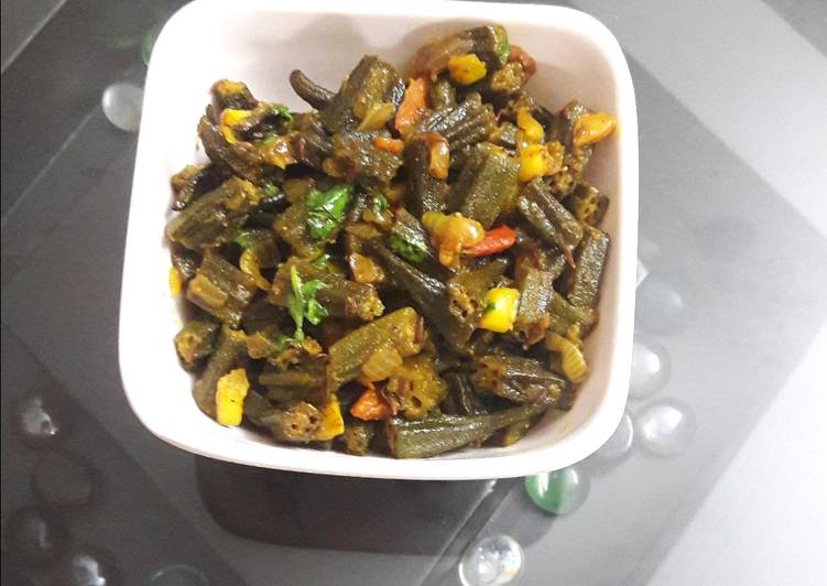 Recipe of Homemade Garlic Bhindi