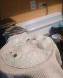 Tortillas de harina con aceite de cocina