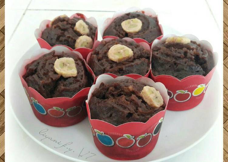 Resep Chocolate custard muffin #pr_olahan coklat yang Menggugah Selera