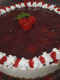 Cheesecake de cereza para Navidad
