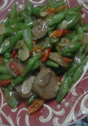 Foto resep Tumis Buncis + Bakso