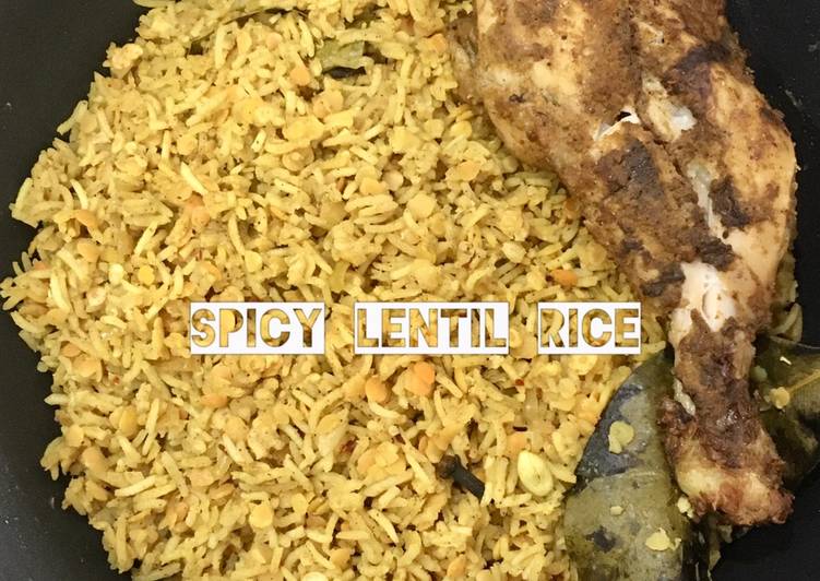 Resep Spicy Lentil Rice Enak