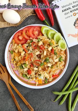 Foto resep Nasi Goreng Buncis Telur Keju