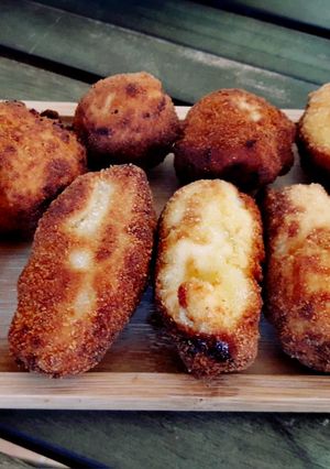 Una foto de Croquetas de jamón caseras