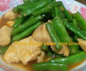 Cara Cepat Tumis buncis ayam saos tiram Mantul Banget Cara Cepat Tumis buncis ayam saos tiram Mantul Banget