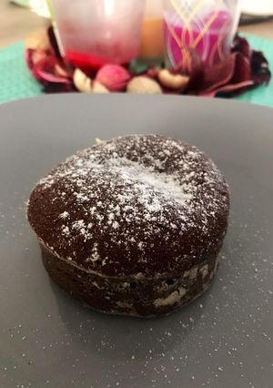 Csokoládé szuflé recept fotója