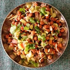 A picture of Protein chaat.