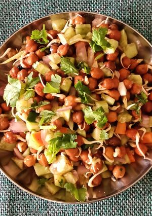 A picture of Protein chaat.