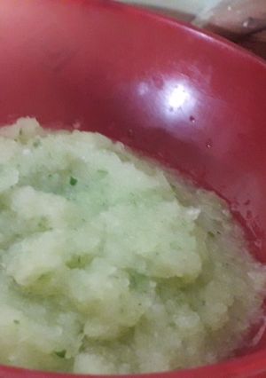 A picture of Raw papaya paste.