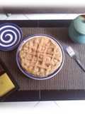 Pie de manzana en microondas