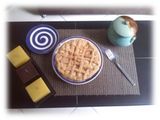 Pie de manzana en microondas
