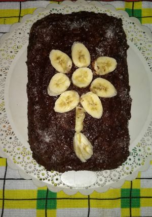 Una foto de Pastel de chocolate con chip de chocolate