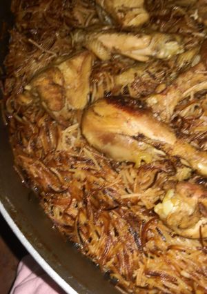 صورة لوصفة صينية شعيرية بالفرن مع الدجاج