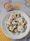 Filetto di halibut con crema di zucchine e maionese alla liquirizia