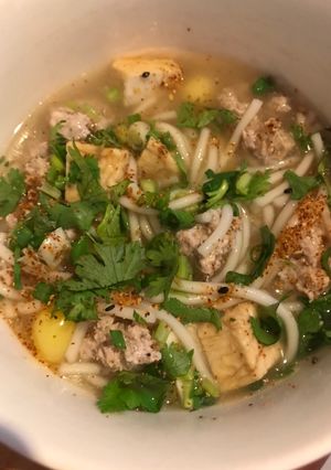 รูปของ ก๋วยจั๊บญวน แปะก๊วย เต้าหู้ปลา