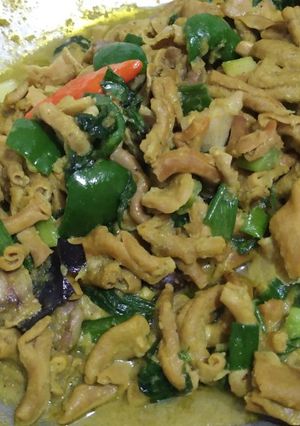Foto resep Usus ayam bumbu kuning