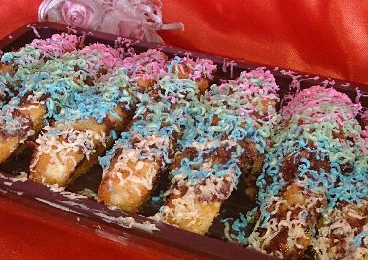 Resep Pisang goreng pelangi oleh Yenti Sistiawanti Cookpad Resep Pisang goreng pelangi oleh Yenti Sistiawanti Cookpad
