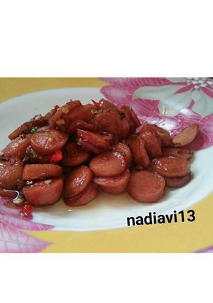 Foto resep Sosis lada hitam