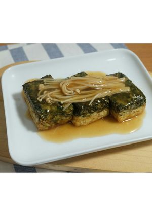 Foto resep Tahu Bayam Saus Tiram