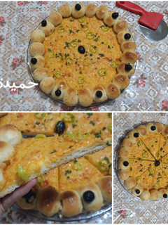 صورة لوصفة بيتزا