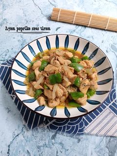 Foto resep Ayam paprika saus tiram