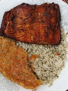 عکسی از دستور سبزی پلو با ماهی