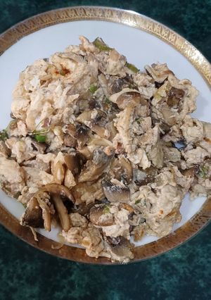 Foto resep Putih Telur Jamur Orak Arik