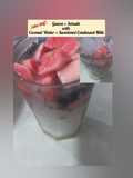 Guava + Selasih with Coconut Water+ Condensed Milk Ice (Ala Chef)