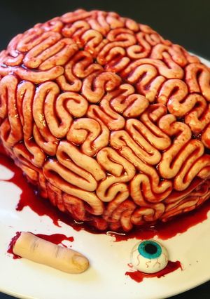 A picture of Brain Cake.