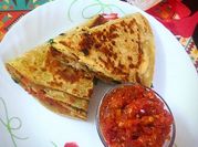 A picture of oil roti