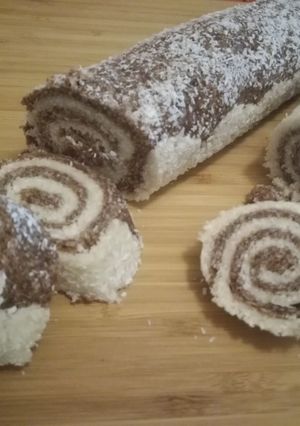 Búcsús kókusztekercs 🌴 recept fotója
